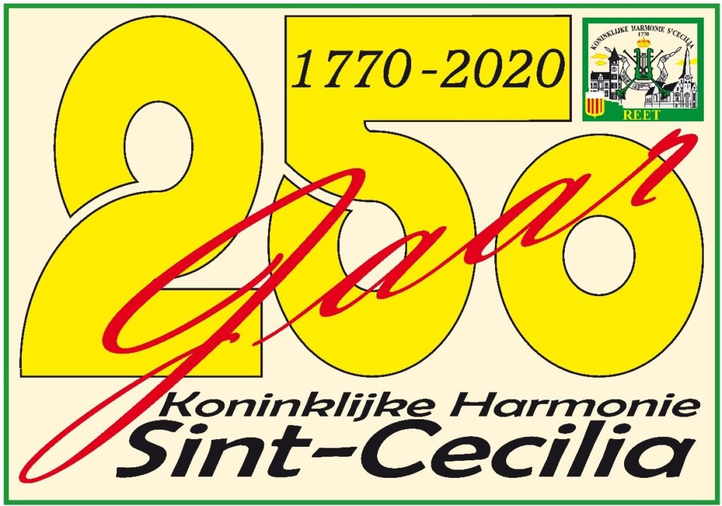 logo 250 jaar Sint-Cecilia Reet